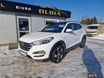 Hyundai Tucson III SUV 1.6 T-GDI 177KM 2018 Hyundai Tucson Full Led 4x4 Skory Blokada Mostow Niski przebieg 1.6 177KM