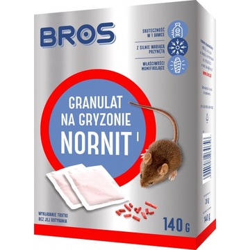 Bros Granulat na nornice 140g NORNIT