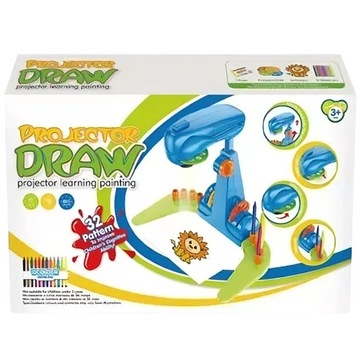 ПРОЕКТОР СЛАЙДЫ ДЛЯ ОБУЧЕНИЯ РИСОВАНИЮ С СЛАЙДАМИ + МАРКЕРАМИ SKETCHBOOK