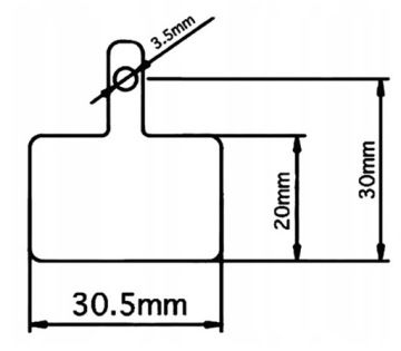 ТОРМОЗНЫЕ КОЛОДКИ JET B05S ПОЛУМЕТАЛЛИЧЕСКИЕ ДЛЯ MT200 MT400 MT500 M525 M375 M515