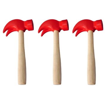 Simulated Small Wooden Hammer Childrens Toys Baby