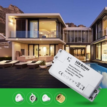 СВЕТОДИОДНЫЙ ТРАНСФОРМАТОР 240 12В постоянного тока 2,5А LED MR11, MR16