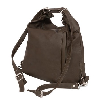 ЖЕНСКАЯ КОЖАНАЯ СУМКА РЮКЗАК А4 СУМКА-ШОППЕР ИЗ НАТУРАЛЬНОЙ КОЖИ ЦВЕТА