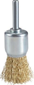 Szczotka druciana czołowa okrągła Pro 17mm. PRO - WA328