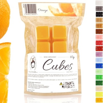 WOSK ZAPACHOWY do kominka POMARAŃCZA Orange pomarańczowy woski zapachowe 60