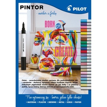 МАРКЕР ПИЛОТ PINTOR M НЕОН РОЗОВЫЙ