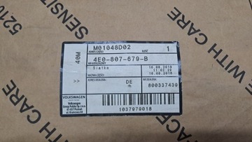 AUDI A8 D3 LIFT KRATKA LEWA 4E0807679B NOWA