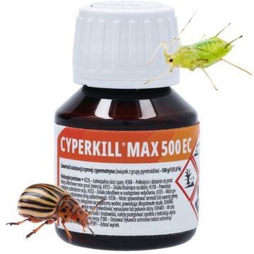 CYPERKILL MAX 500 EC 50ML ŚRODEK PREPARAT NA MSZYCE STONKE OWADOBÓJCZY