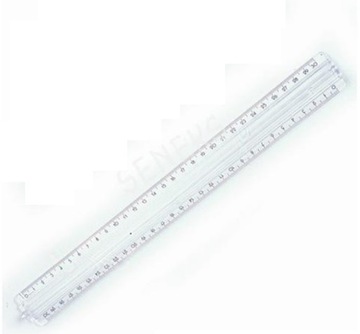 Linijka plastikowa Grand GR-878 z uchwytem 30cm