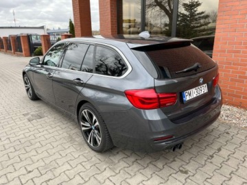 BMW Seria 3 F30-F31-F34 Touring Facelifting 2.0 320i 184KM 2017 BMW Seria 3 2.0 benzyna 184 KM M-pakiet automat zarej w PL zadbany, zdjęcie 3