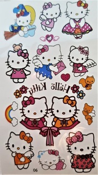 Tatuaże zmywalne dla dzieci HELLO KITTY