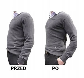 KOSZULKA MĘSKA WYSZCZUPLAJĄCA PODKOSZULKA SLIM FIT PODKOSZULEK MĘSKI L