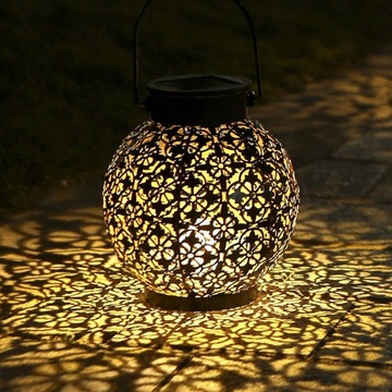 Solar Lantern Outdoor Garden, Decorative Metal