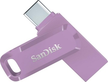 Pendrive SANDISK Dual Drive Go USB-C 64GB 150MB/s do Telefonu Lawendowy