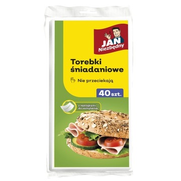 TOREBKI ŚNIADANIOWE ZAMYKANE 40 SZT JAN NIEZBĘDNY