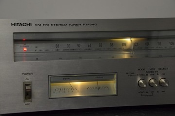 HITACHI FT-340 Винтажный аналоговый FM-радио тюнер