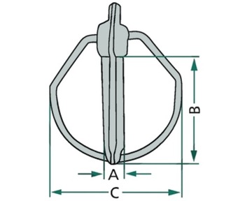 Шпилька 16х61х67