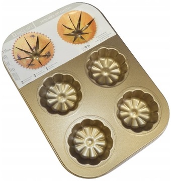 BLACHA DO PIECZENIA FORMA NA BABECZKI MUFFINKI DESER WZÓR 18,5x26,5cm