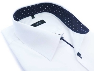 БЕЛАЯ РУБАШКА С ДЛИННЫМИ РУКАВАМИ 070 188-194 44-SLIM