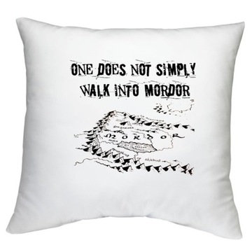 ПОДУШКА Толкин ЦИТАТА ХОББИТ ЛОРД ПИСАТЕЛЬ УЗОРЫ