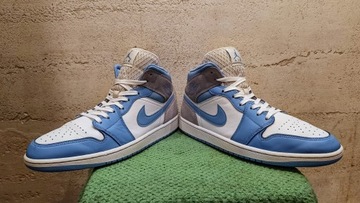 NIKE AIR JORDAN 1 MID SKÓRA STAN BARDZO DOBRY