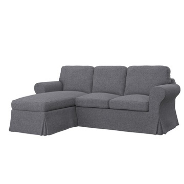 EKTORP Pokrycie sofy z leż., Naturel Grey
