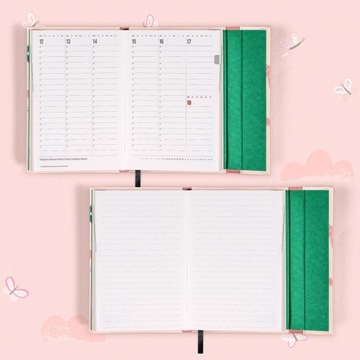 КАРМАННЫЙ КАЛЕНДАРЬ НА 2024 ГОДА А6 УЖИН С ЗАКРЫТЫМ БЛОКНОТОМ