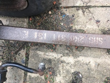 БАЛКА ОСЬ ПОДВЕСКА ПРУЖИНА ЗАДНЯЯ VW CADDY III 2K0500051AB 2K0511151E