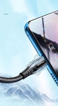 Mocny szybki długi KABEL type-C USB-C PD QC 3.0 5A 20V 100W 2m Quick Charge