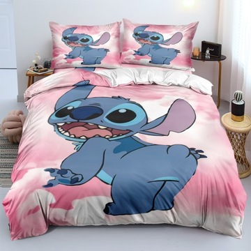 3D HOME LILO I STITCH TEMAT WZÓR ZESTAW POŚCIELI DEKORACJA