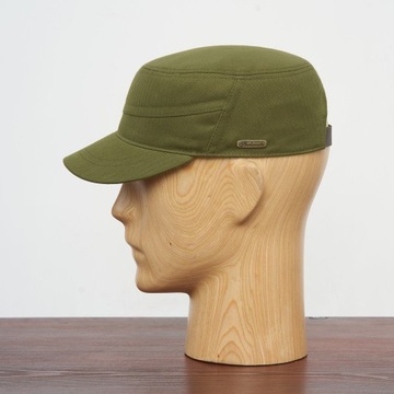CZAPKA PATROLÓWKA ZIELONA MĘSKA DAMSKA 56/57 CM M