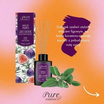 Диффузор для ароматов Pure Essence Аромат шалфея и инжира
