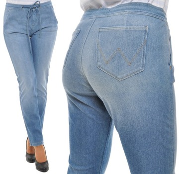 WRANGLER spodnie JOGGING jeans SLOUCHY _ W29 L32