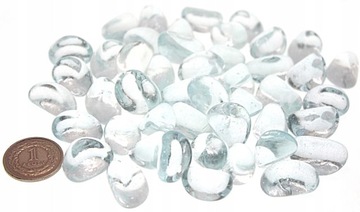 Стеклянные шарики камни Пеббл Аквариум 1-2 см 1 кг