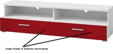 Fronty do szuflady Szafki RTV Linea de Germania 2262-118 Czerwone