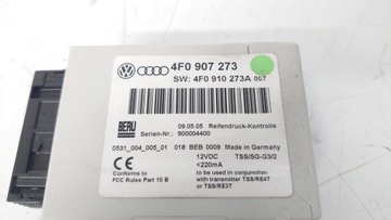 AUDI A8 A6 MODUL ŘÍZENÍ TLAKU PNEUMATIKA 4F0907273 4F0910273A