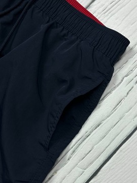 TOMMY HILFIGER Spodenki Szorty Kąpielowe Plażowe Męskie Slim Fit Logo r. S