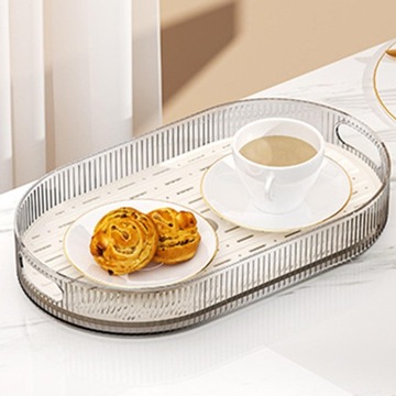 Поднос для завтрака Vanity Platter Универсальный прозрачный декоративный поднос