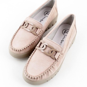 Лоферы FILIPPO DP3334/24 БЕЖЕВЫЕ на платформе SOFT - 77542/38