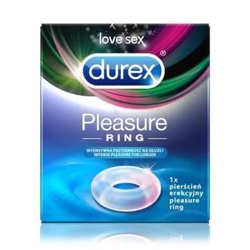 STYMULUJĄCY PIERŚCIEŃ DUREX PLEASURE RING Dłuższa Erekcja Wielki Orgazm