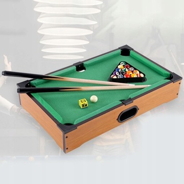 Stół Snooker Zestaw Drewniany Mini Bilard