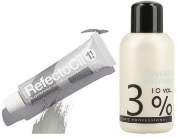 ZESTAW REFECTOCIL HENNA GRAFITOWA + STAPIZ WODA 3%