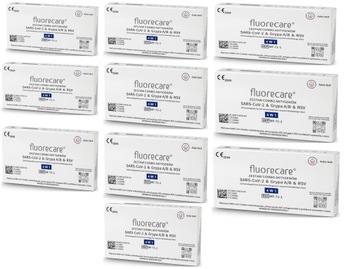 TEST COVID19, GRYPA AB, RSV FLUORECARE COMBO 4 W 1 data ważności 07/2026
