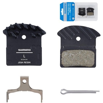 Комплект колодок дискового тормоза Resin J03A, включая пружину/разъем Pi