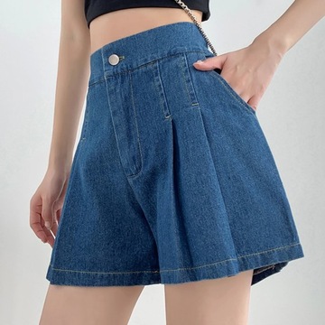 Denim Shorts Jeans Women Summer Lady High Waist St