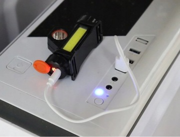 Светодиодный перезаряжаемый водонепроницаемый USB-налобный фонарь