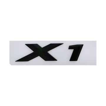 EMBLEMAT ZNACZEK LOGO DO BMW X1 - Świetlista czerń
