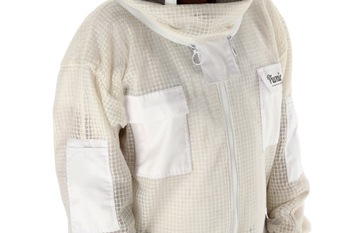 BLUZA PSZCZELARSKA ZASUWANA KAPELUSZ ODPINANY KOMBINEZON PSZCZELARSKI L