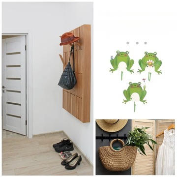 крючок для полотенец крючок в форме лягушки 3 шт.