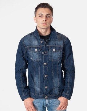 Kurtka Katana Bluza Męska Jeans Jupa T001 M granat